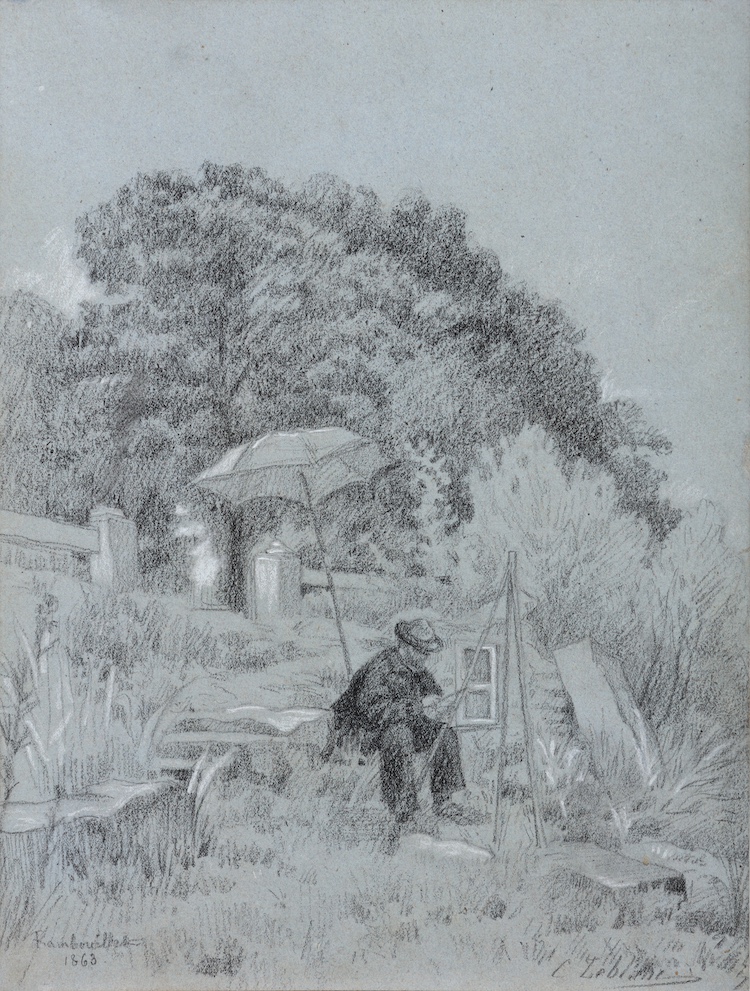 Leon Leblanc-En plein air
