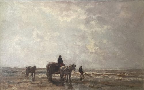 Jacob Maris-Shellfisher on Scheveningen Beach Jacob Maris-Shellfisher on Scheveningen Beach