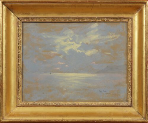 Siebe Johannes ten Cate-Sunset, clouds over the sea, Le Havre Siebe Johannes ten Cate-Sunset, clouds over the sea, Le Havre