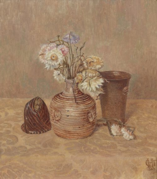 Tjitske Geertruida Maria van Hettinga Tromp-A still life with earthenware objects by Joseph Mendes da Costa Tjitske Geertruida Maria van Hettinga Tromp-A still life with earthenware objects by Joseph Mendes da Costa