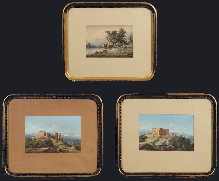 Antony Viot-The artist at work en plein air