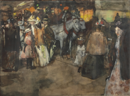 Breitner-Dam bij avond