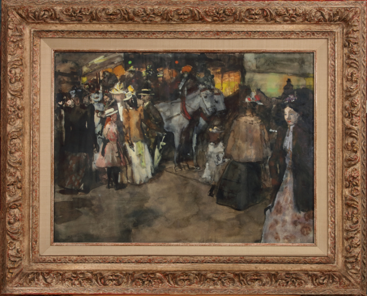 George Hendrik Breitner-Dam bij Avond, Amsterdam
