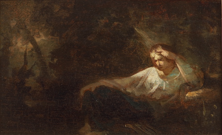 Jozef Israëls-Mijmering-Musings or Ophelia