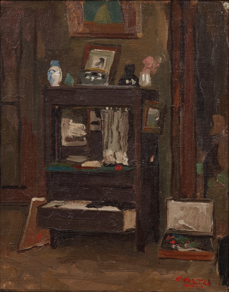 Cor Noltee-Atelierhoekje; Coin de studio