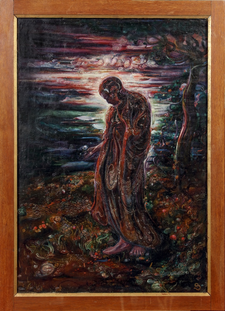 Frans Stamkart-Girl with a Pearl