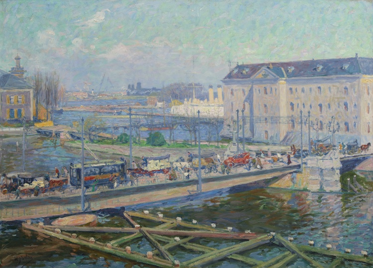 Hendrik Jan Wolter-View of the Arsenal-Scheepvaart Museum Amsterdam
