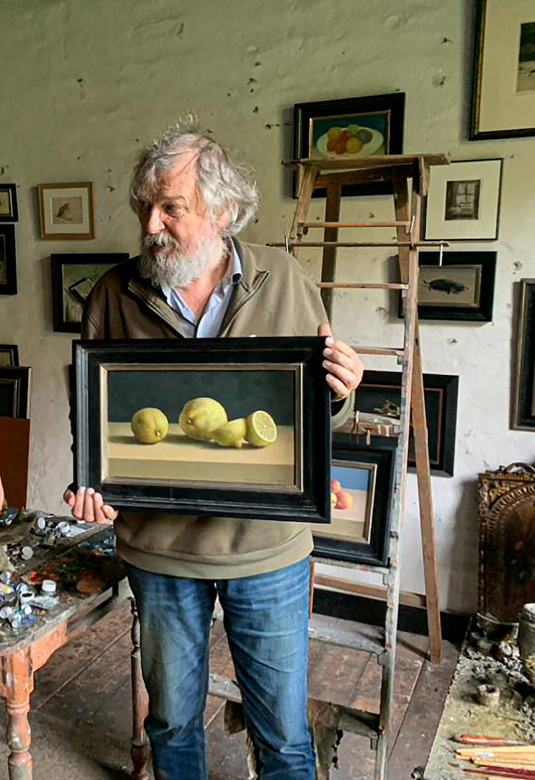 Henk Helmantel-Stil life with lemons
