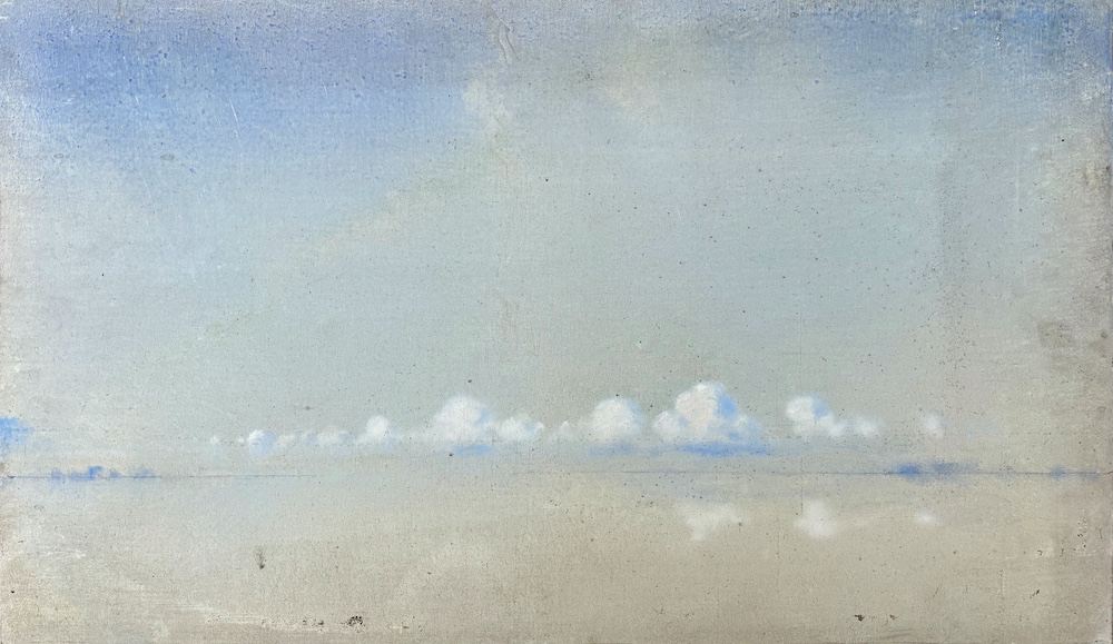 Jan Voerman Senior-Clouds over River IJssel