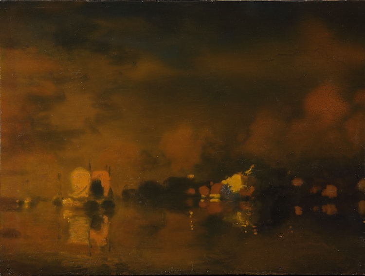 Jan Voerman senior-Borculo skies over Hattem