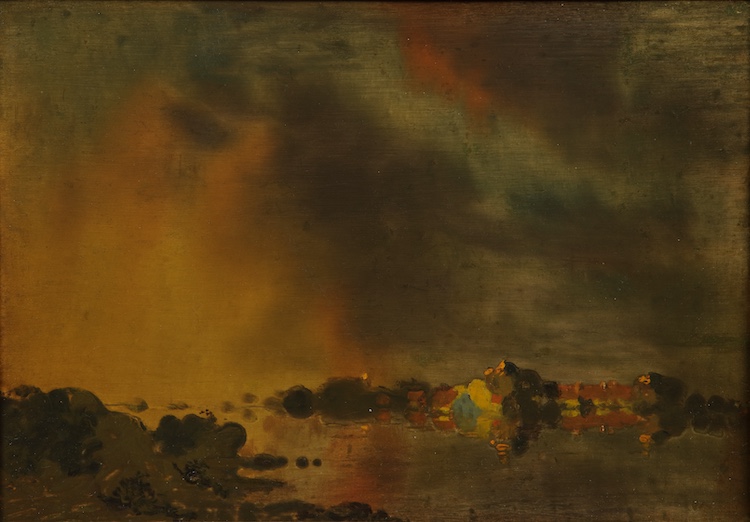 Jan Voerman senior-Borculo skies over Hattem