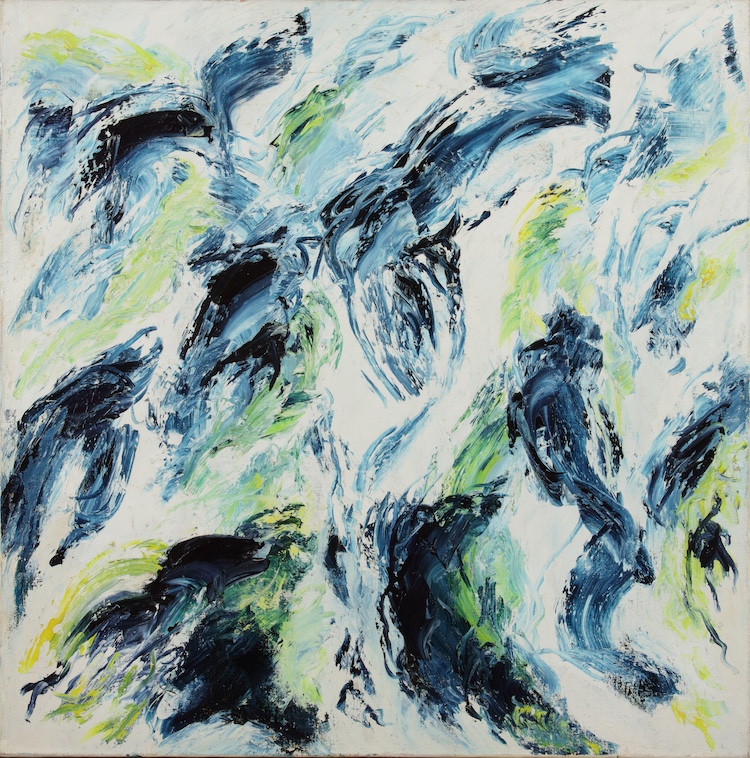 Gea Panter-Abstract in blue