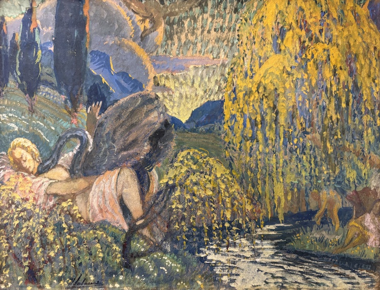 Marcel Lalaurie-Leda en de Zwaan