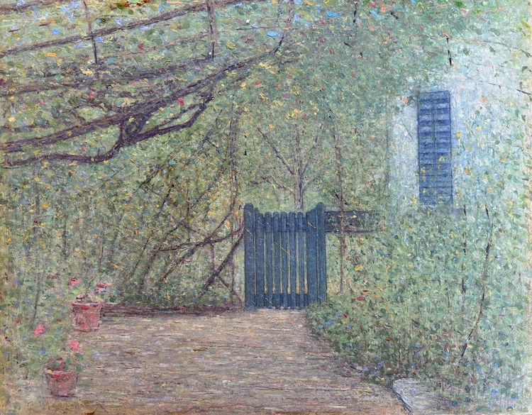 Guido Mazzocchi-The blue garden fence