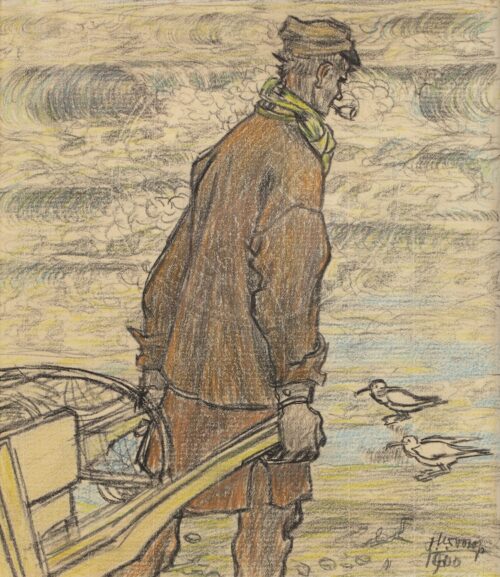 Jan Toorop-Shell fisherman