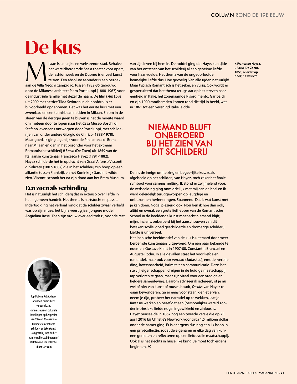 TableauMagazine-Column De Kus