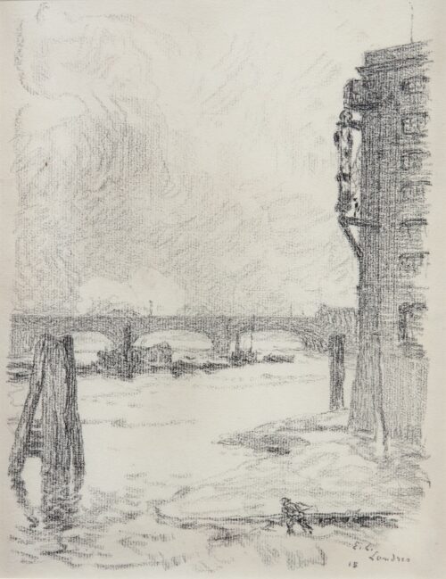 Emile Claus-Waterloo Bridge London