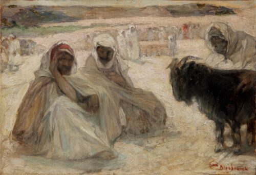 Jules Pierre van Biesbroeck-Algerian goat herders