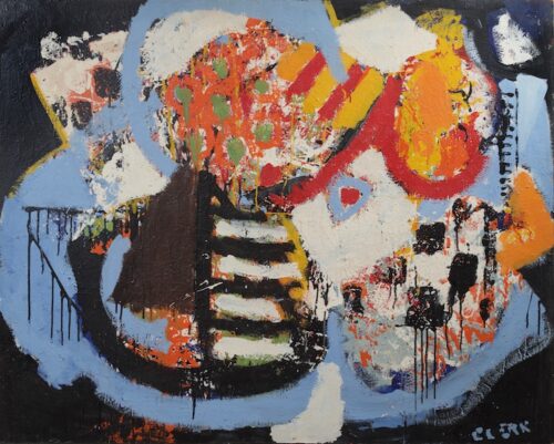 Pierre Clerk-Abstracte Compositie