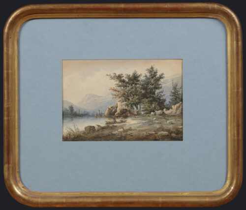 Antony Viot-The artist at work en plein air