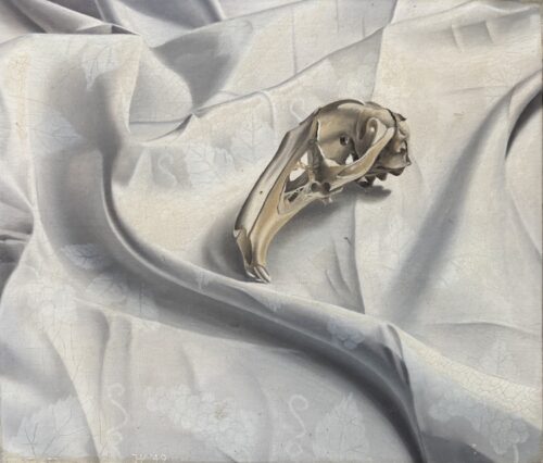 Jan Hendrik Verstegen-The napkin with rabbit skull