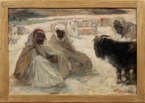 Jules Pierre van Biesbroeck-Algerian goat herders