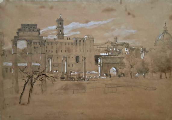 Pierre Louis Dubourcq-Forum Romanum
