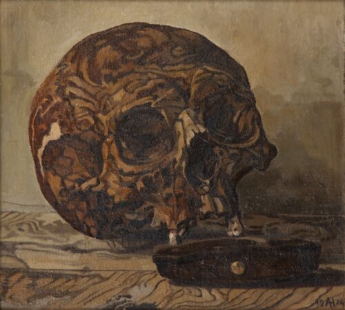 Arend Hendriks-A decorated skull