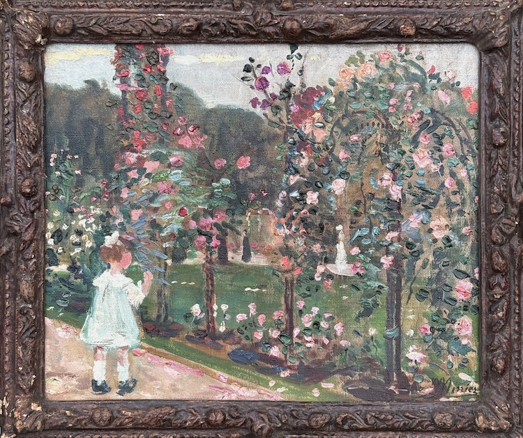 Suzanne Minier-The Rosegarden-la Roseraie du Parc de Bagatelle-Paris