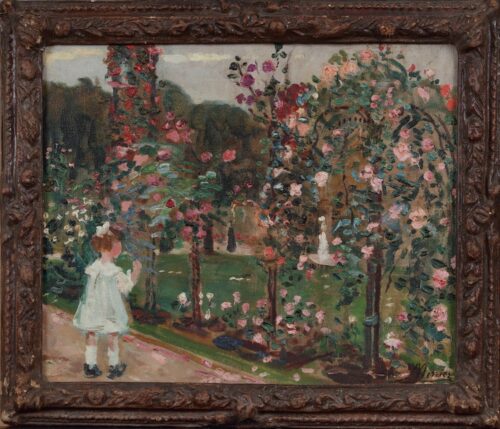 Suzanne Minier-The Rosegarden-la Roseraie du Parc de Bagatelle-Paris